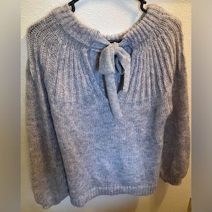 Lauren Conrad back tie sweater